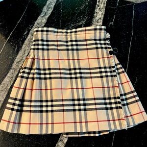 Burberry kids skirt original print size 6
